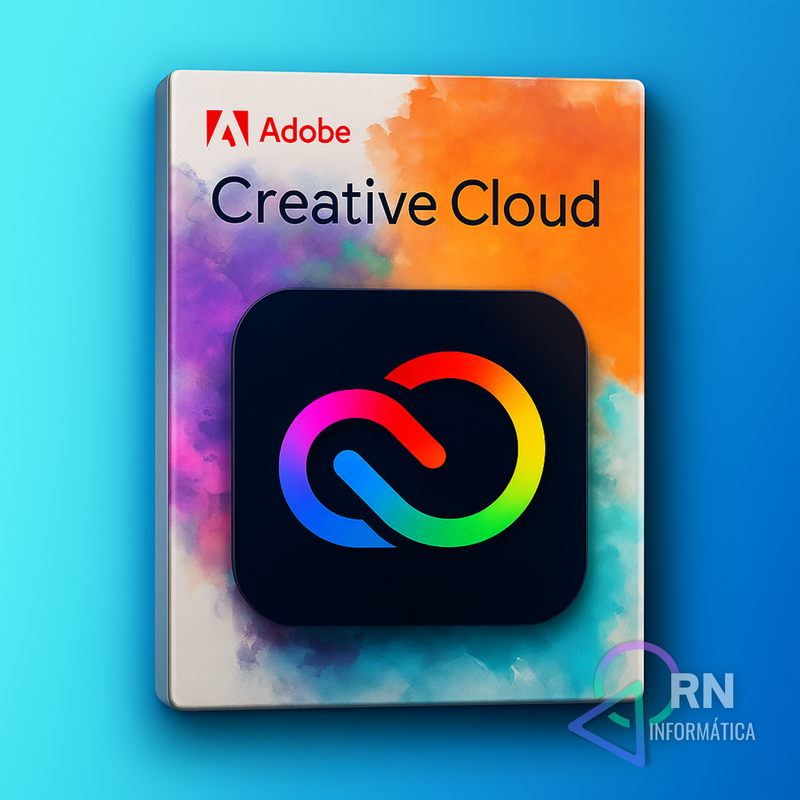 Adobe Creative Cloud 2025 - 80gb em Nuvem